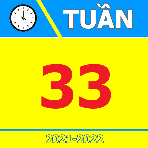 TKB Tuần 33 (từ 14/03 đến 20/03, năm học 2021-2022)